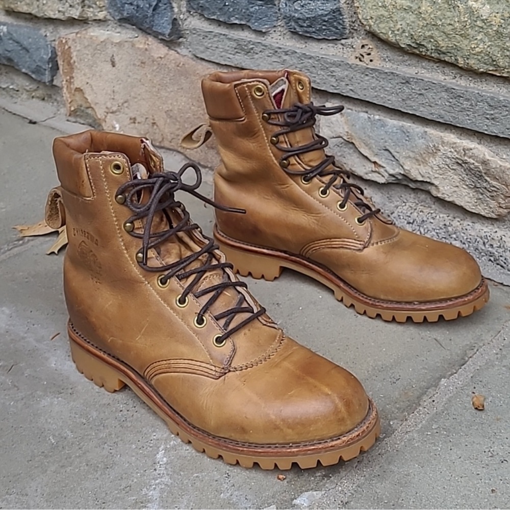 Chippewa original leather vintage  work utility boots - Picture 2 of 12